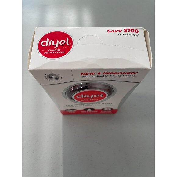 Dryel At Home Dry Cleaning Kit Breezy Clean Scent Wrinkle and Odor Remover NEW - Picture 6 of 7